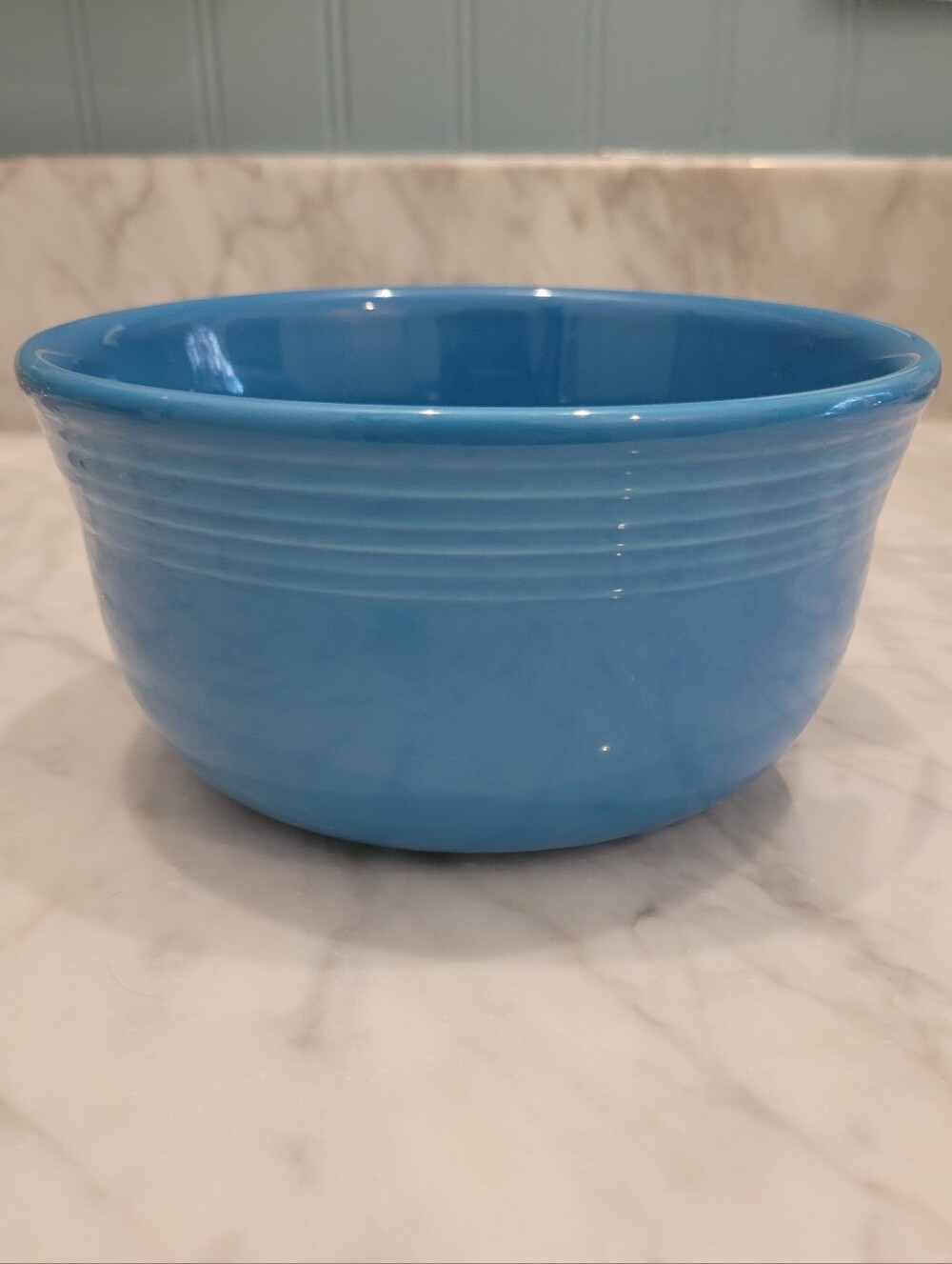 Fiesta Turquoise / Peacock Blue Bowl Homer Laughlin HLC USA Fiestaware